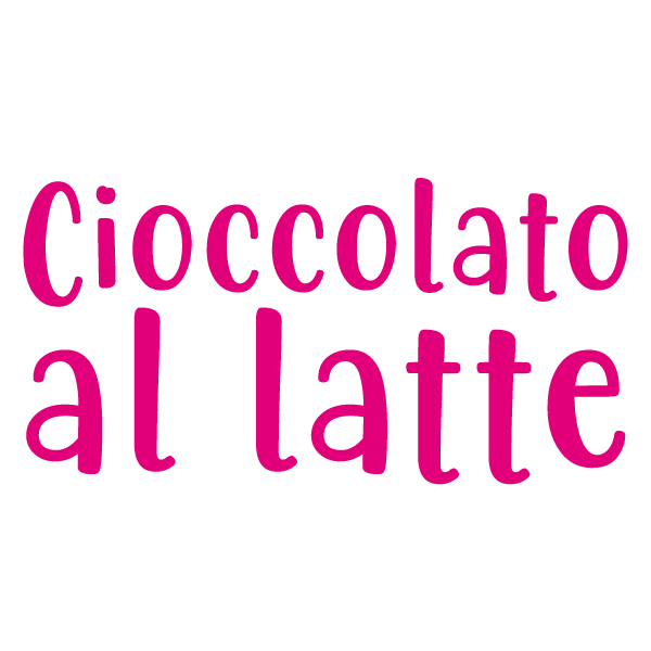 Adesivo - Cioccolato al Latte