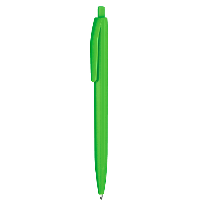Penna in plastica personalizzabile colore Verde Fluo